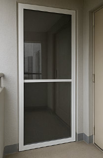 아파트 현관 방충망