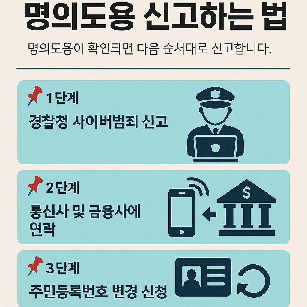 명의도용 신고하는 법