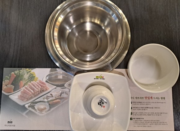 샤브냄비-접시-컵