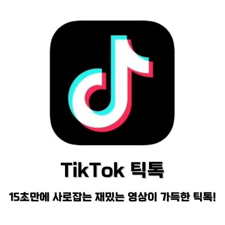 TikTok 틱톡 다운로드