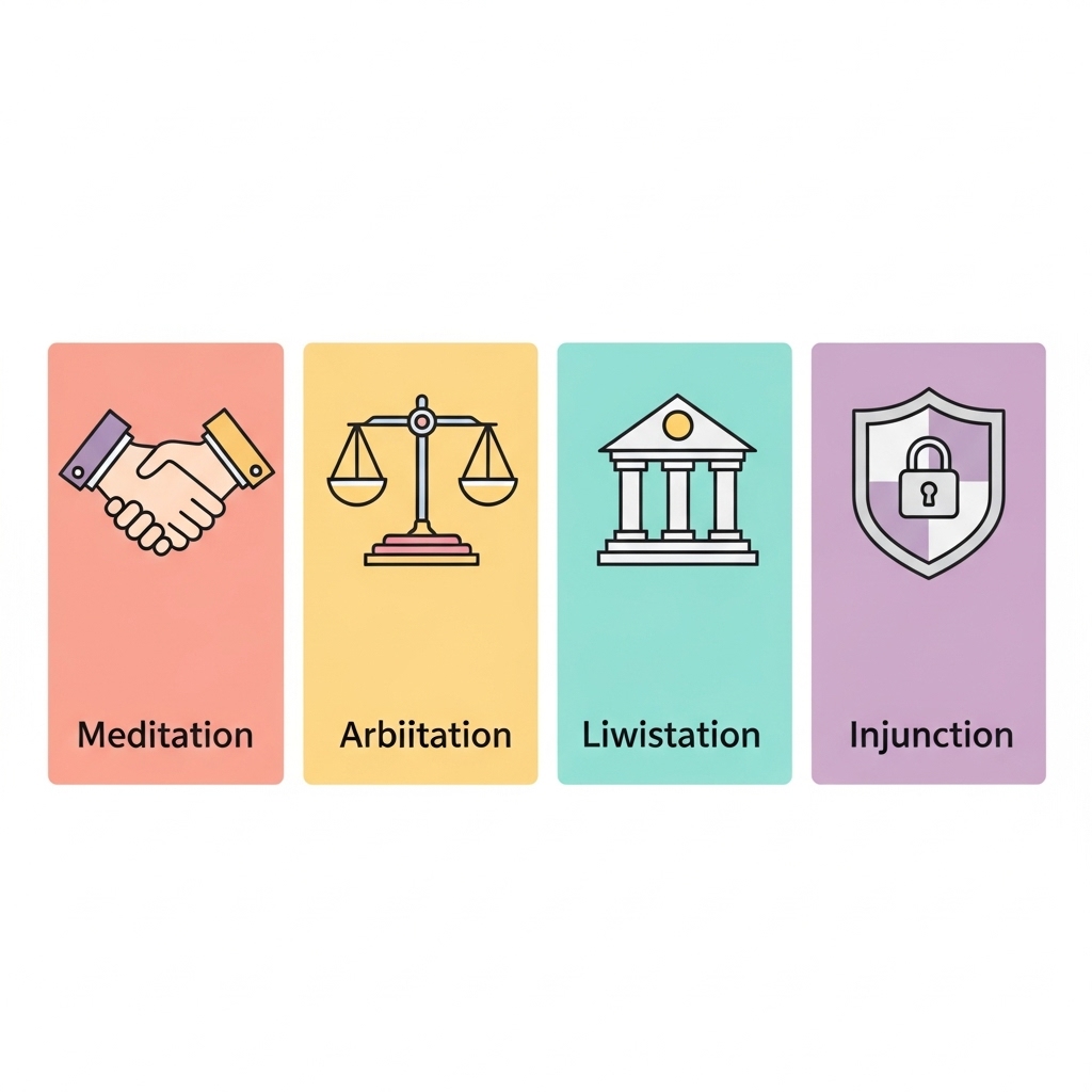 조정·중재·소송·가처분, 무엇이 비용과 시간을 바꿀까?