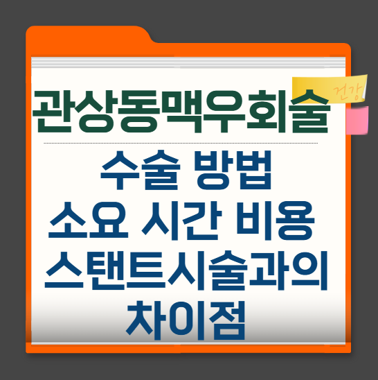 관상동맥우회술-수술-과정-소요-시간-비용-(+스탠트-시술과의-차이점)
