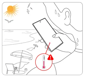 자동차 내부 거치대 / 해변 햇빛 노출 / 전기장판 위