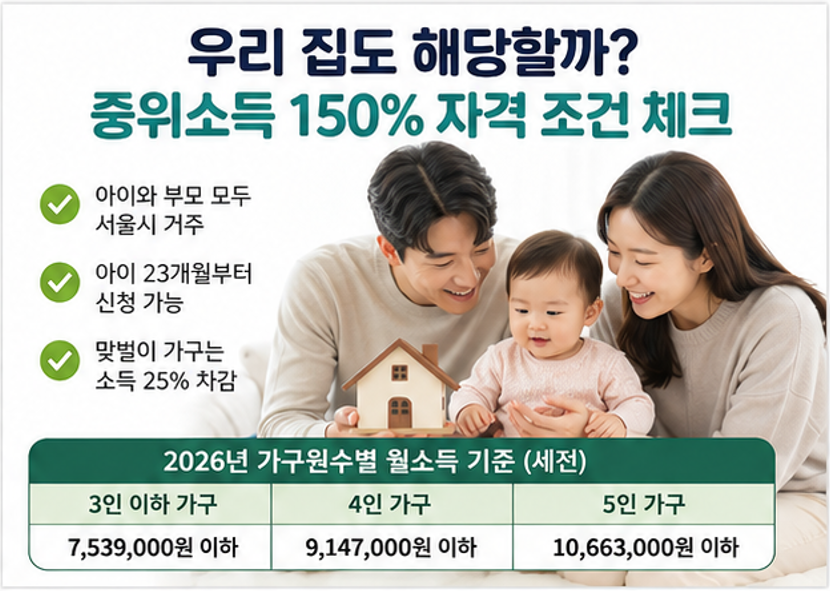 "손주 돌봐주면 월 최대 60만원 받아요!" - 2026 서울형 손주돌봄수당 신청방법 총정리! (자격조건, 필요서류 등)