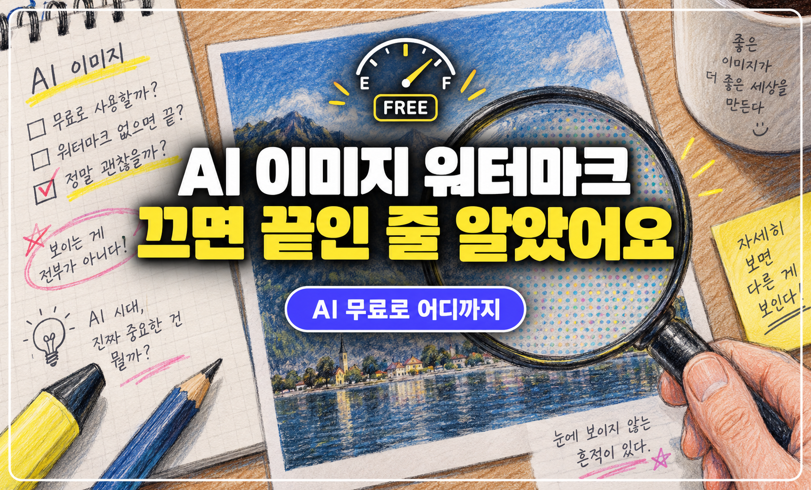대표 썸네일 워터마크 두 겹