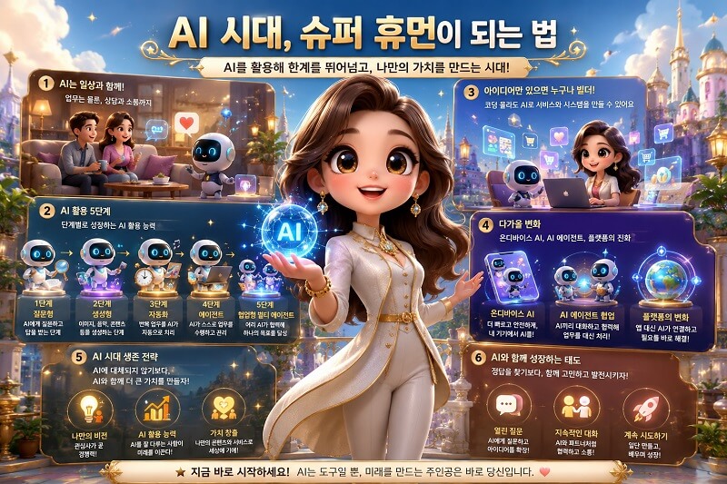 AI 시대, 슈퍼 휴먼이 되는 법