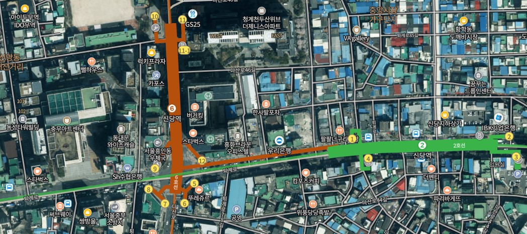 충무아트센터 지도