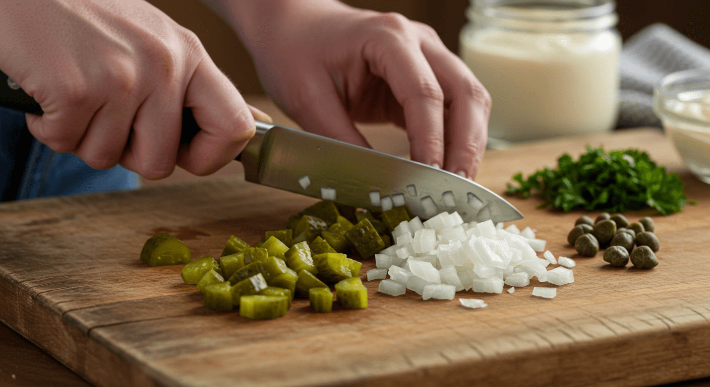 타르타르 소스 타르타르 소스 만들기 타르타르 소스 레시피 타르타르 소스 활용법 해산물 소스 소스 만들기 피클 소스 생선 요리 소스 감자 요리 디핑소스 타르타르 소스 재료