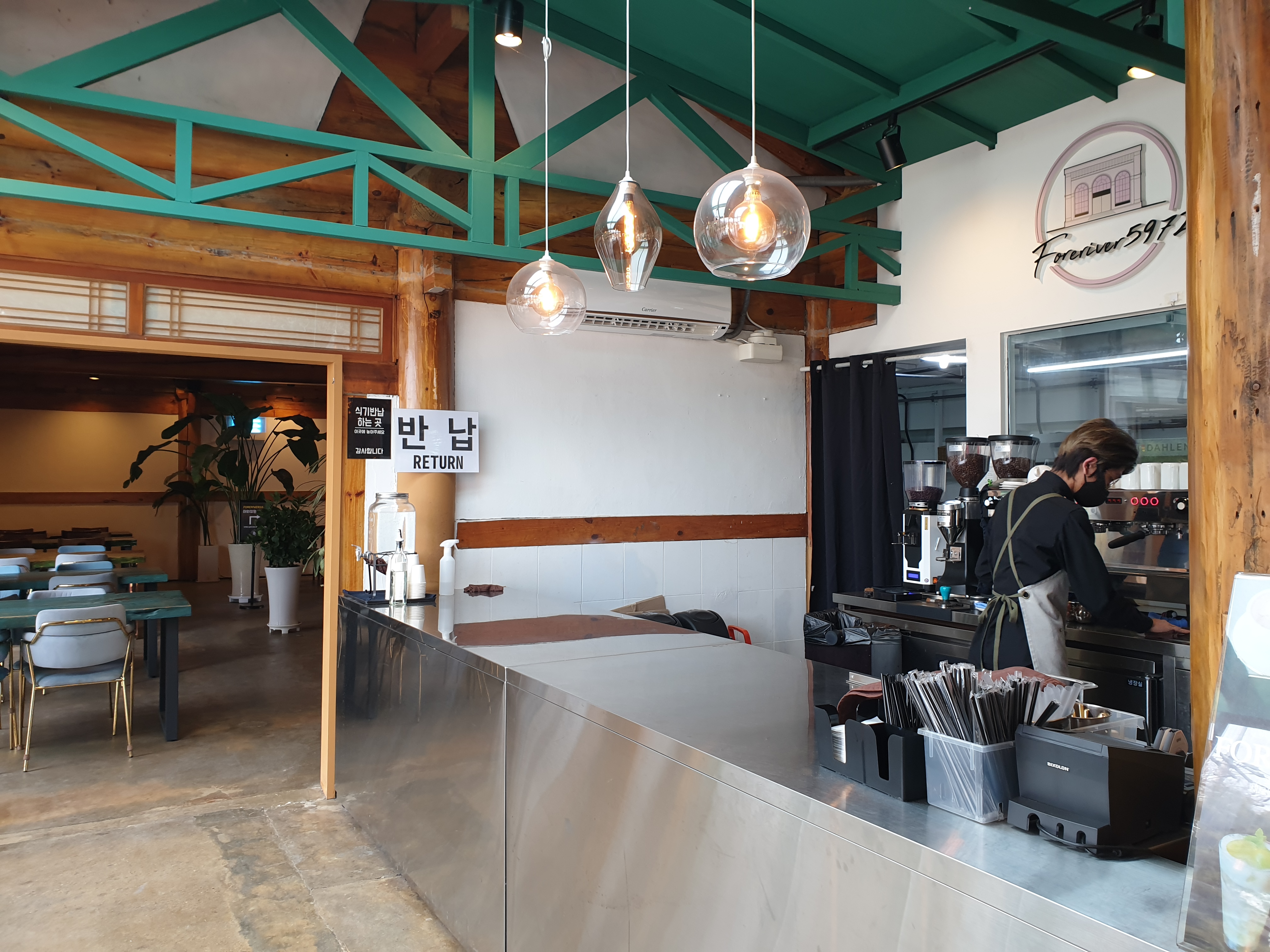 바리스타님이 계신 주방