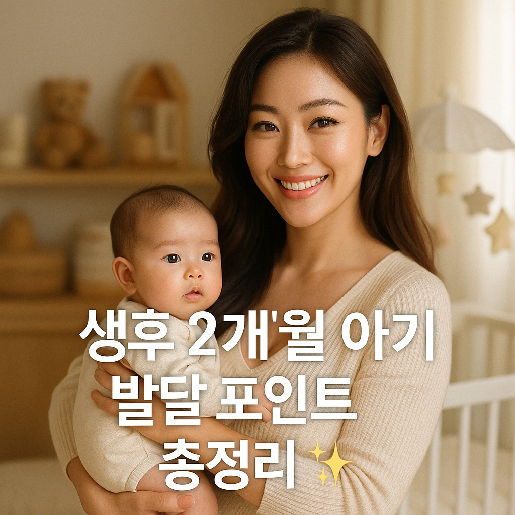 생후 2개월 아기 발달 포인트 총정리