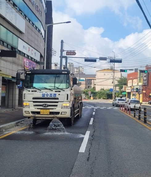 폭염 장면