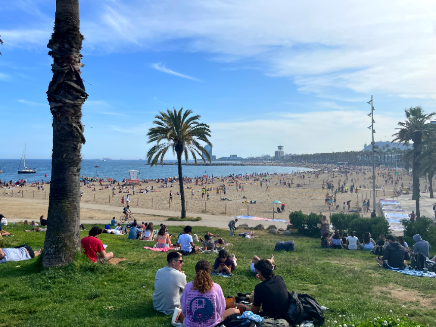 Somorrostro 해변가