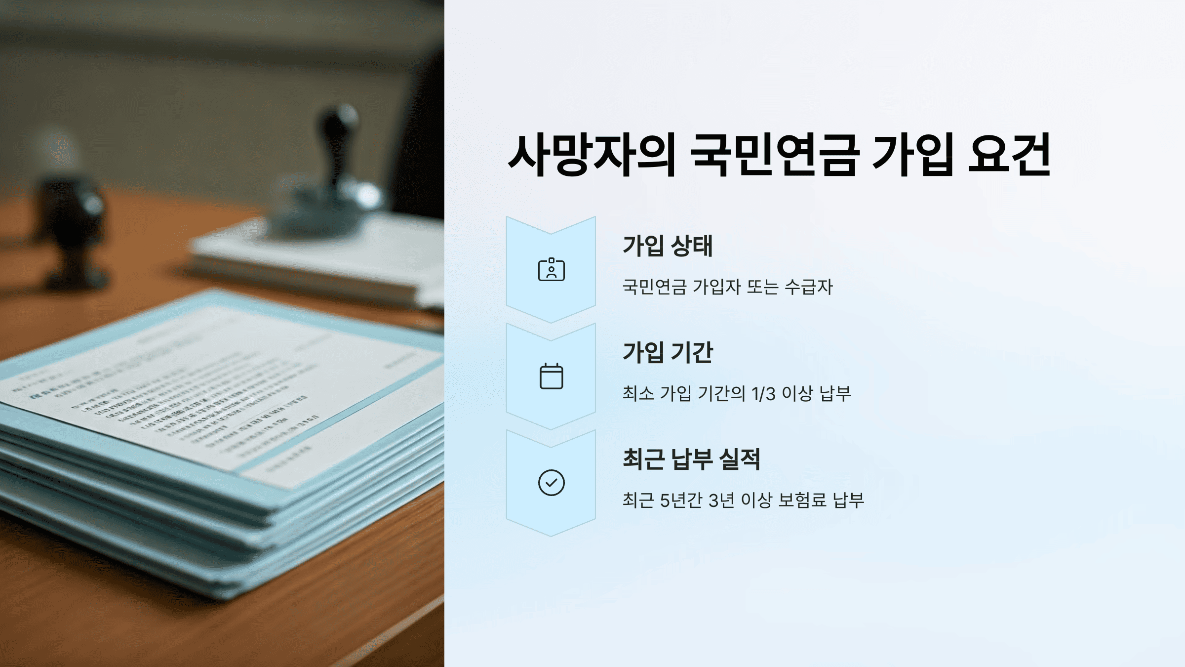 유족연금 수급 조건 총정리