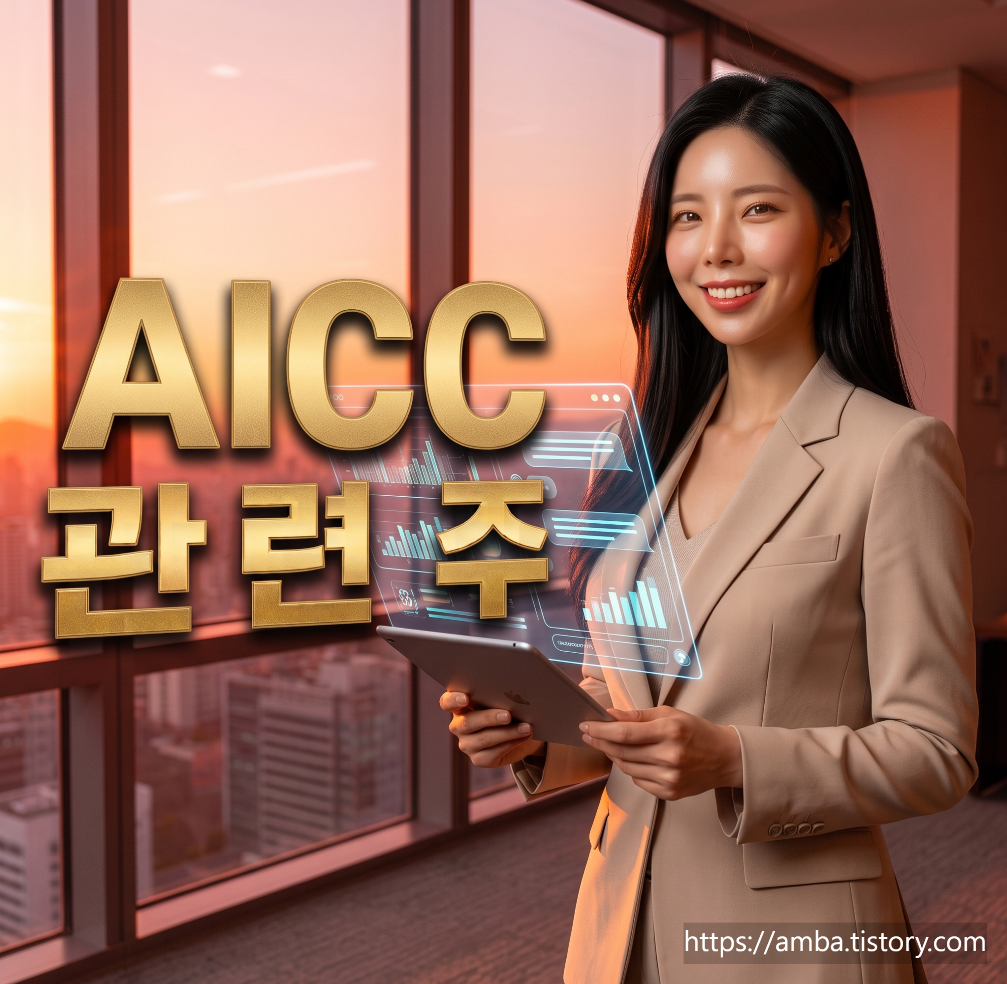 AICC 관련주와 여성 주식 전문가