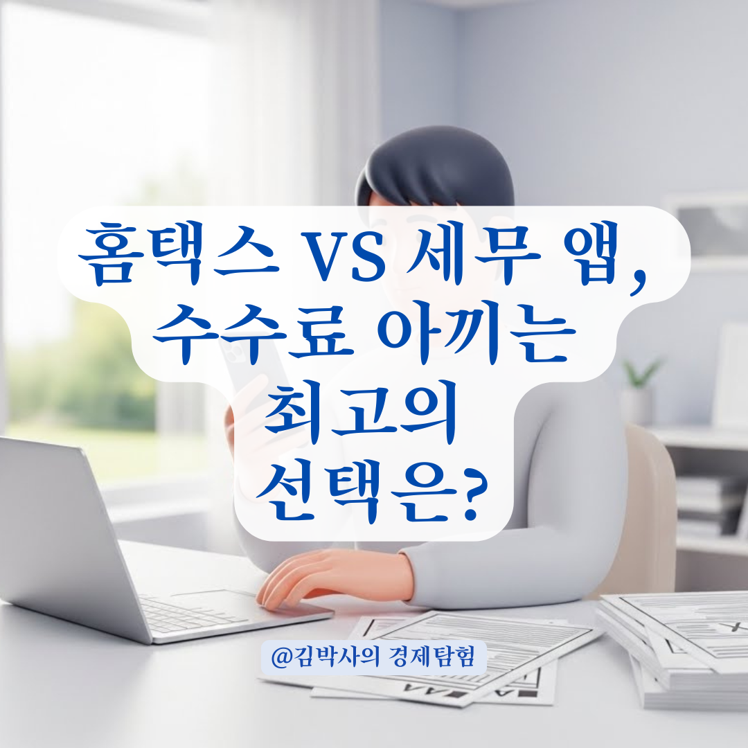 홈택스 vs 셀프택스 고민 해결, 나에게 맞는 신고 방식 선택