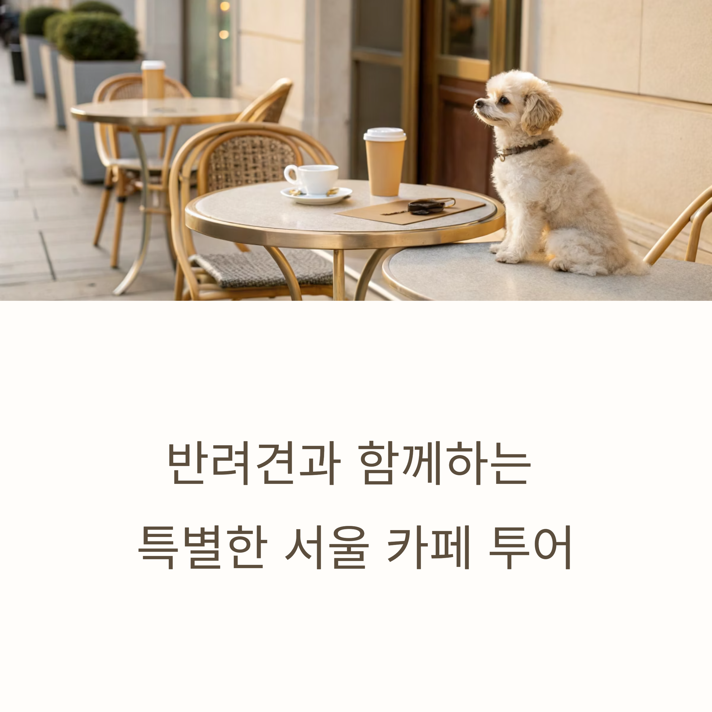 반려견과 함께하는 특별한 서울 카페 투어