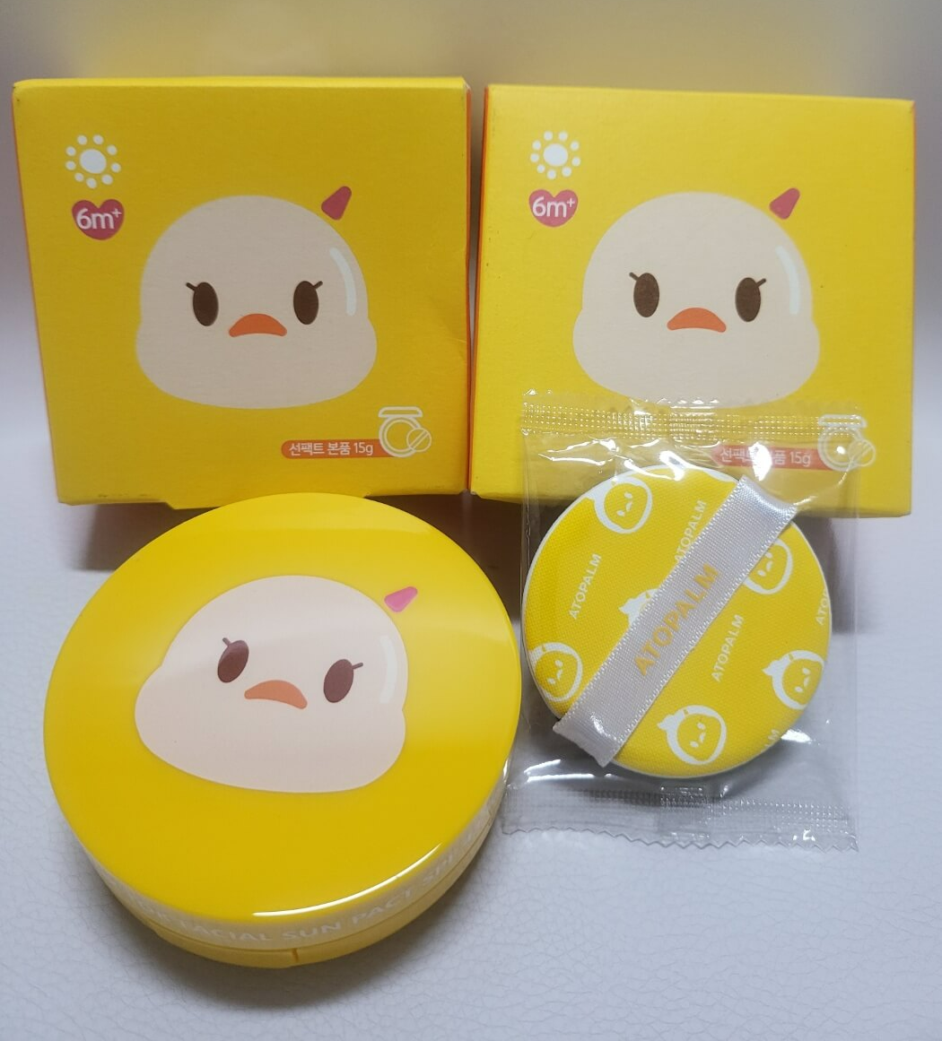 아토팜 톡톡 페이셜 선팩트 SPF43 PA+++