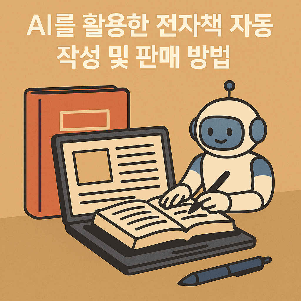AI를 활용한 전자책 자동 작성 및 판매 방법