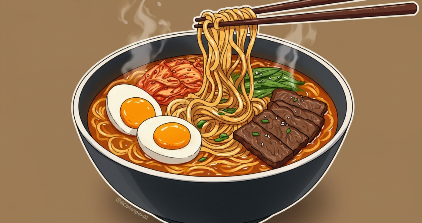 한국 라면 이미지