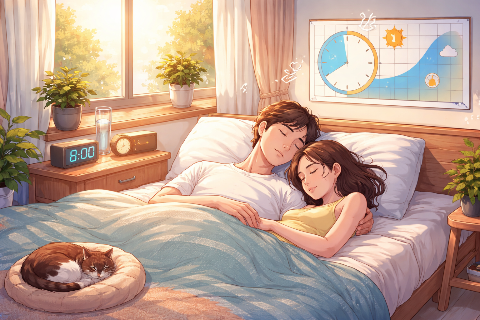 연휴 수면 보충법 (2시간 법칙, 생체리듬, 수면의 질)