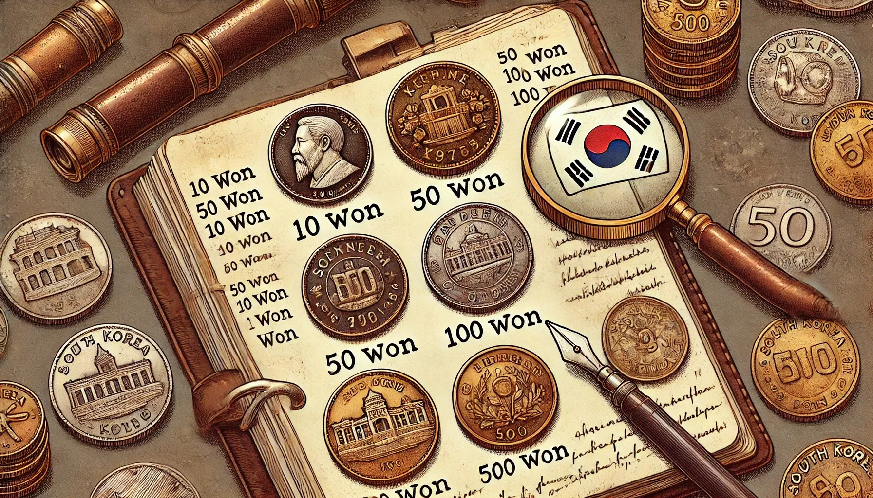 희귀동전 가격표: 10원, 50원, 100원, 500원, 숨겨진 보물 찾기