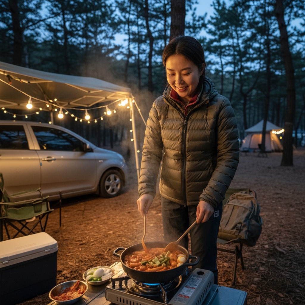 직장인 퇴근 후 캠핑 요리