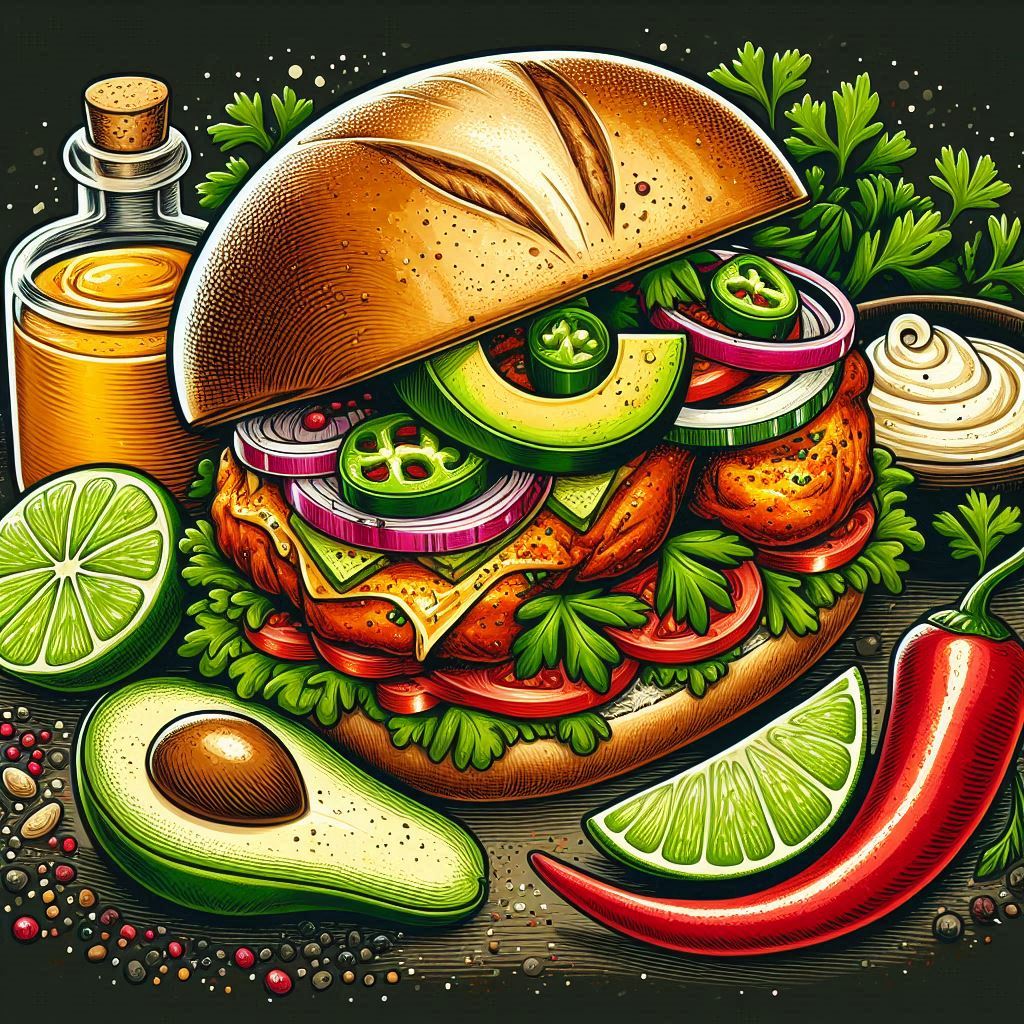 스파이시 멕시칸 치킨 샌드위치