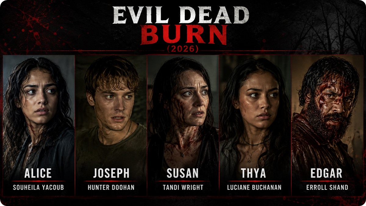 이블 데드 번(Evil Dead Burn) 출연 배우