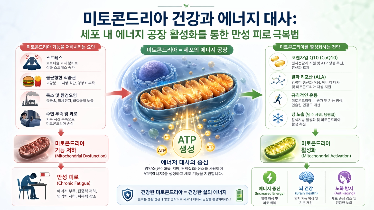 미토콘드리아 건강과 에너지 대사