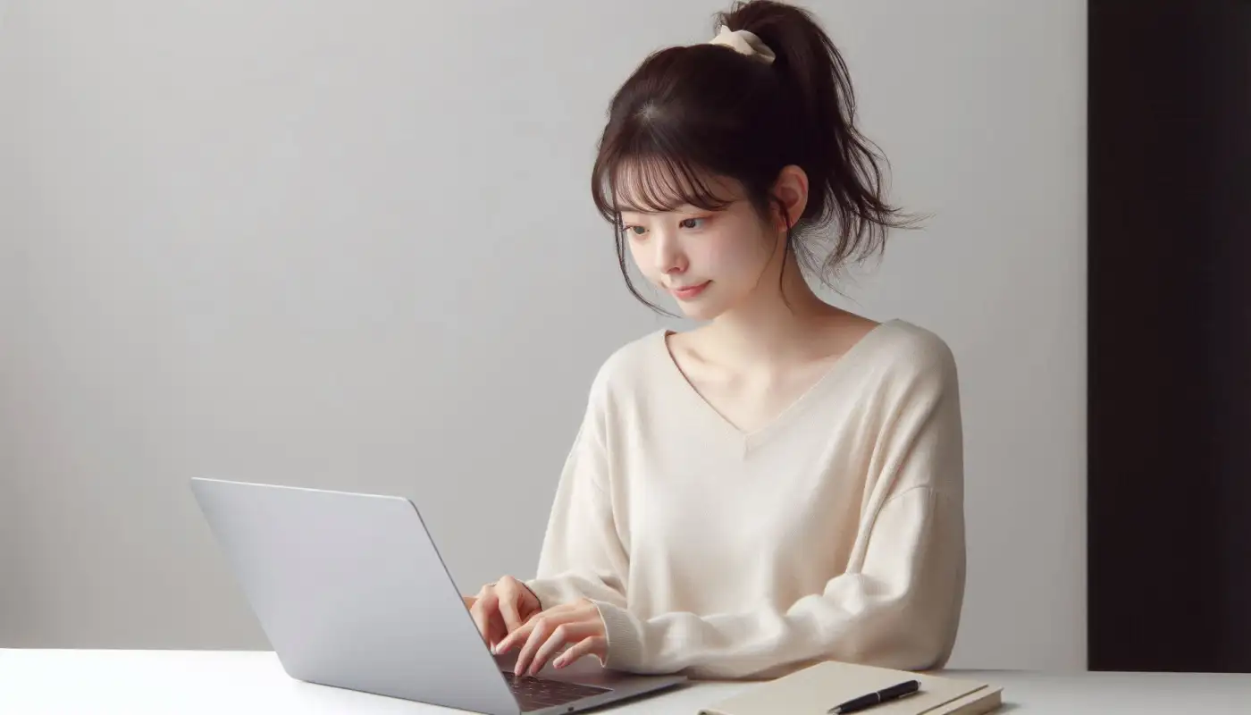 파이코인-채굴방법을-알아보고-가상자산-관리하는-여성의-모습