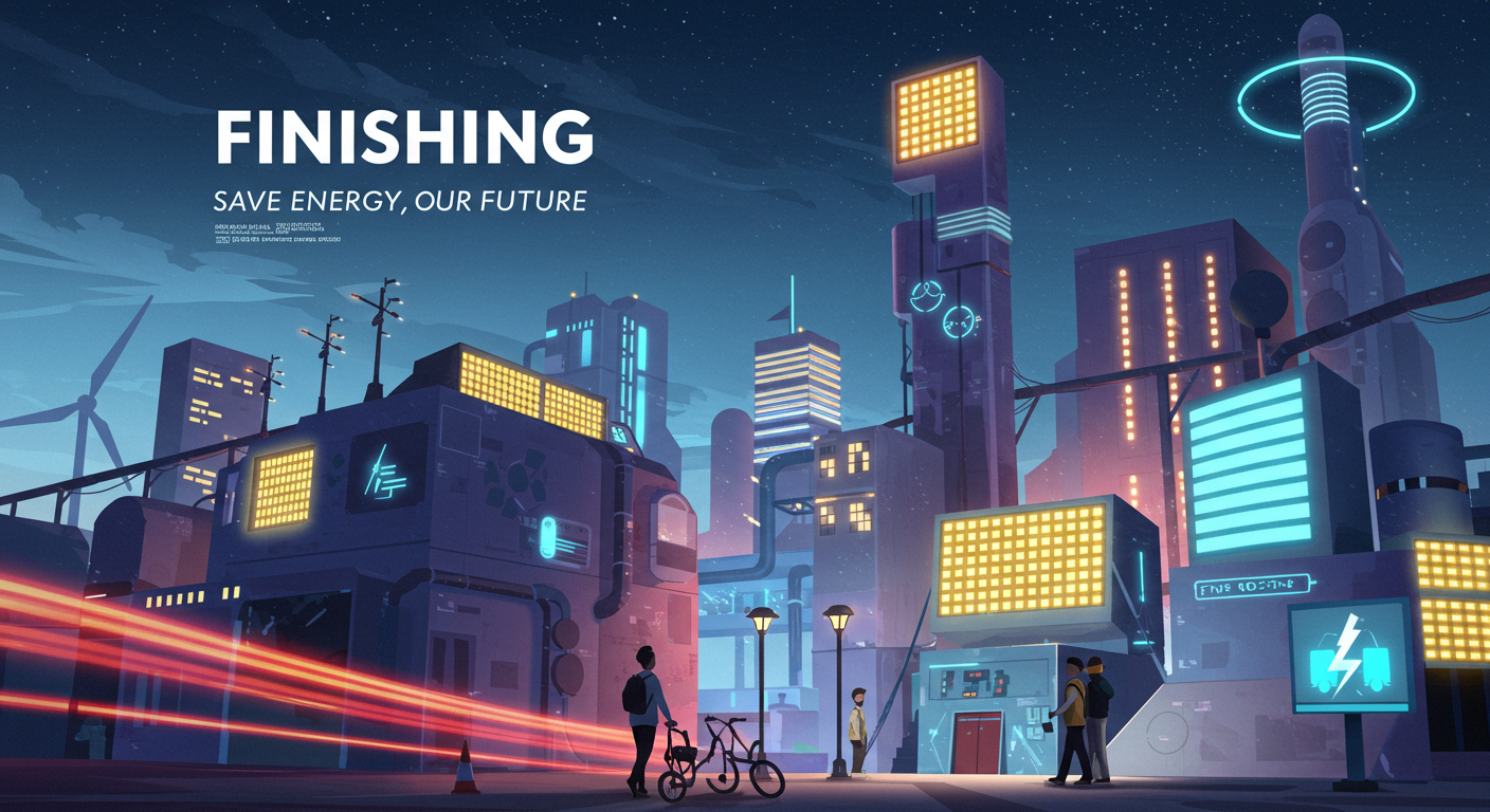 마무리 – 에너지를 아끼고, 우리의 미래를 밝히세요