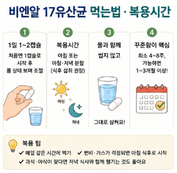 비엔알-17유산균-후기-먹는법-복용시간-부작용-가격-홈쇼핑