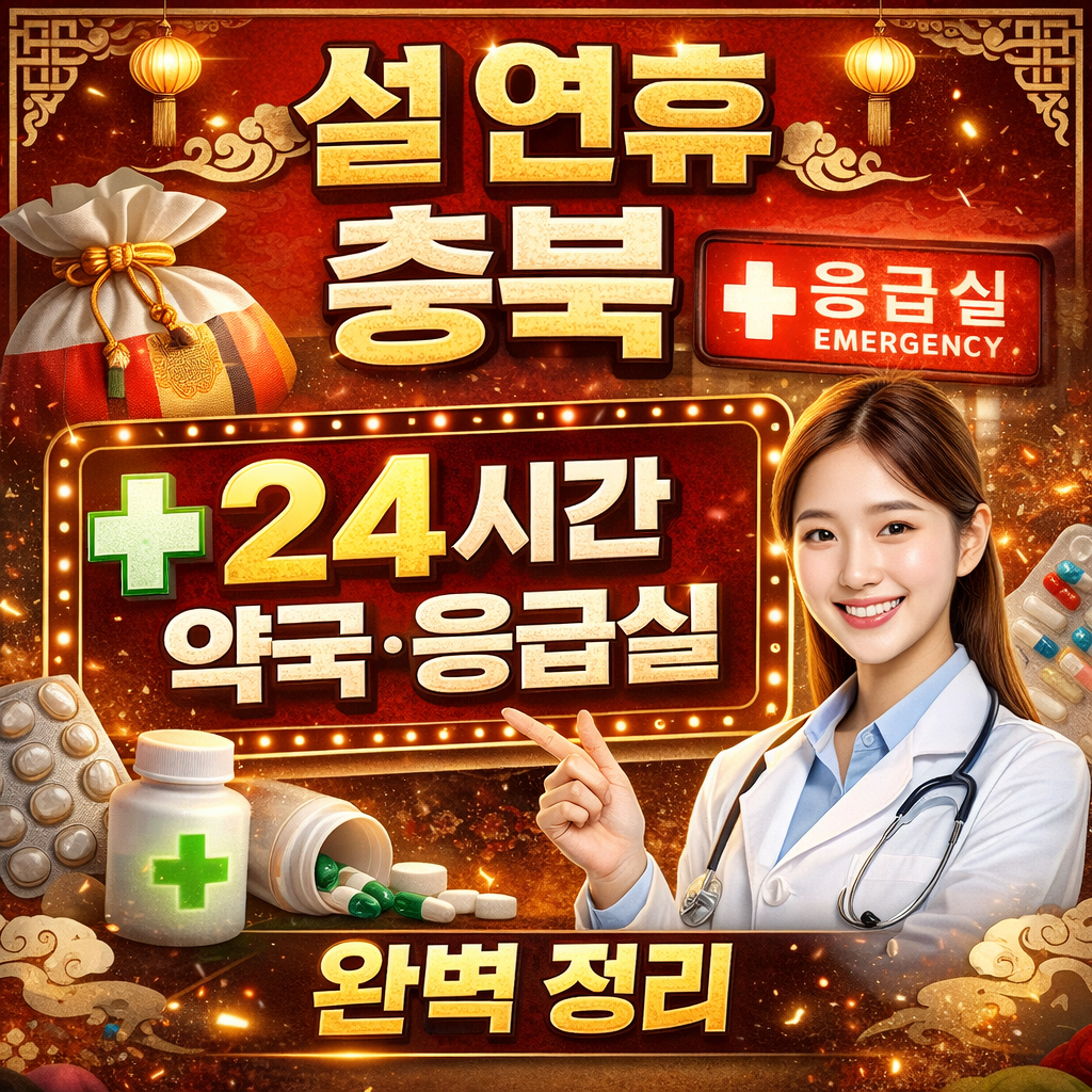 충북 24시간 약국&middot;응급실 바로가기
