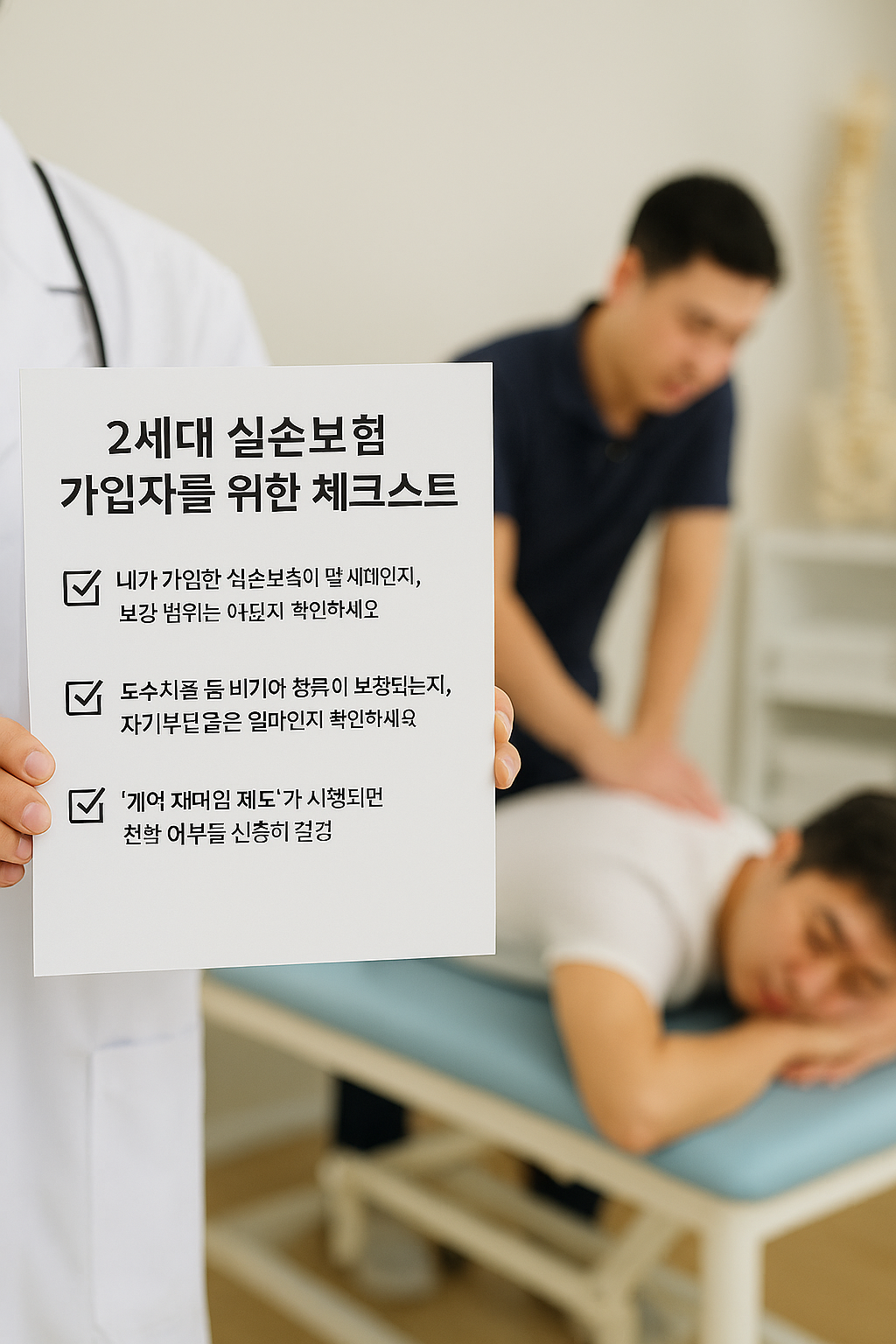 2세대 실손보험, 도수치료부터 비급여·갱신 조건까지 꼼꼼하게 알아보자!