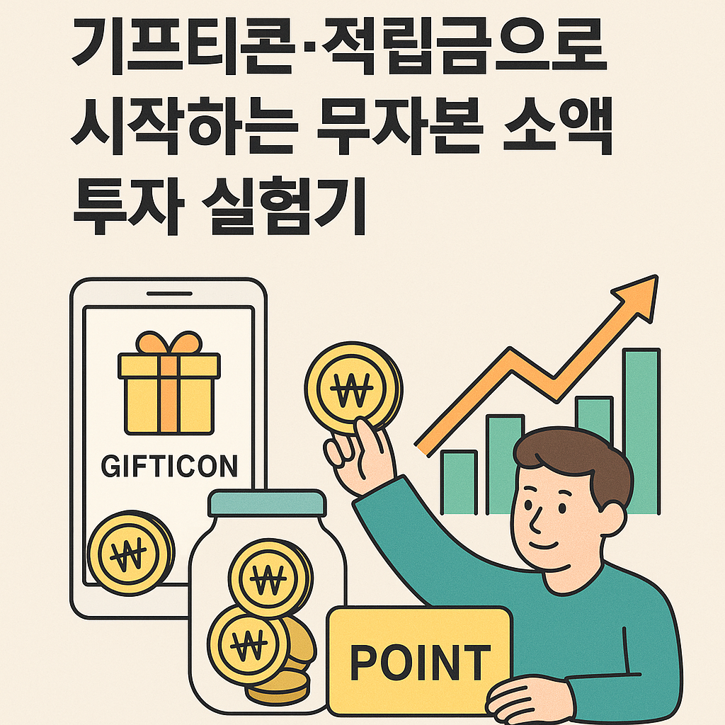 기프티콘·적립금으로 시작하는 무자본 소액 투자 실험기