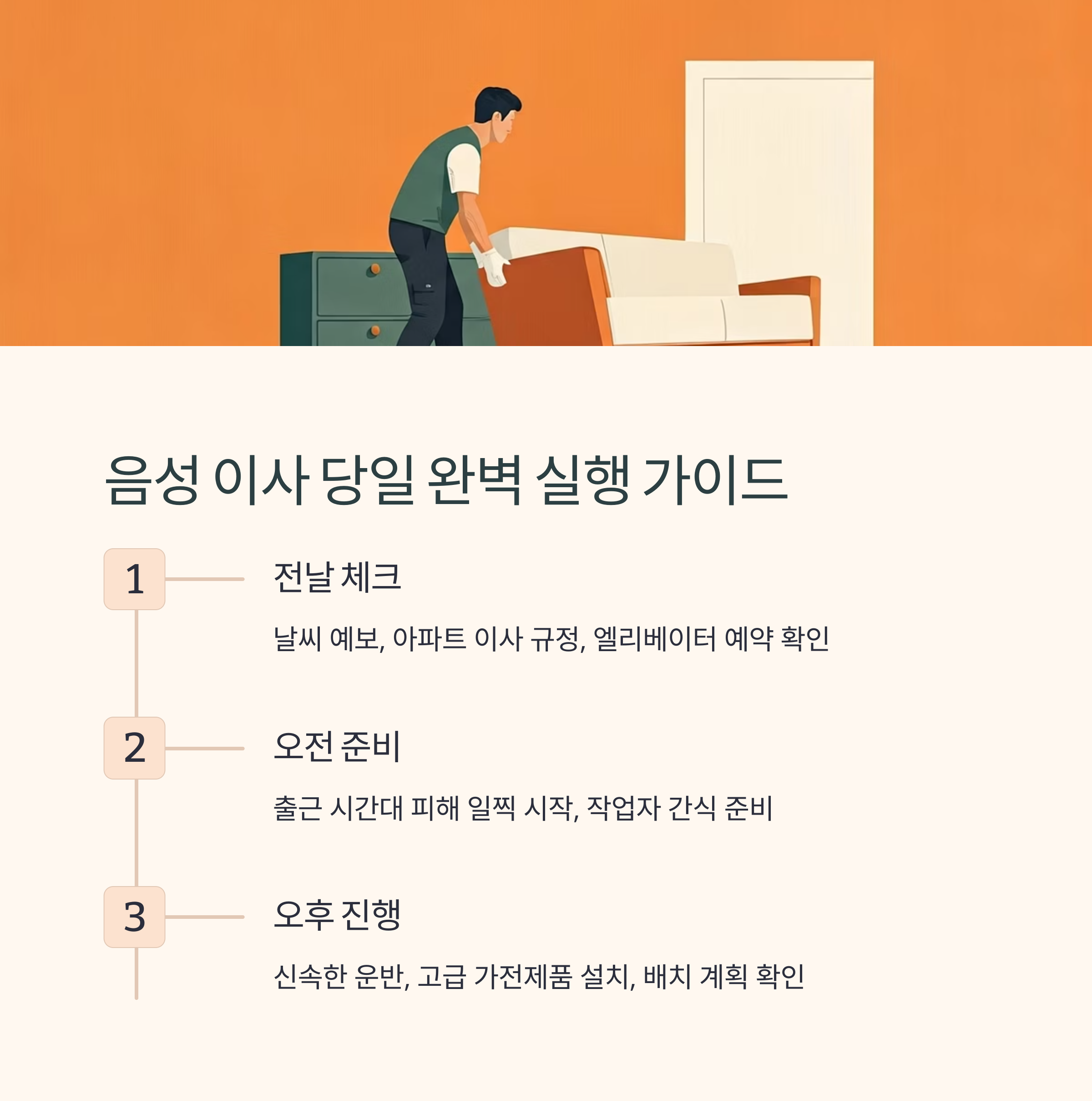 음성 이삿짐센터 체크리스트