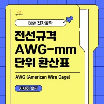 전선 굵기의 단위 제곱밀리미터㎟와 스퀘어SQ의 차이점_13