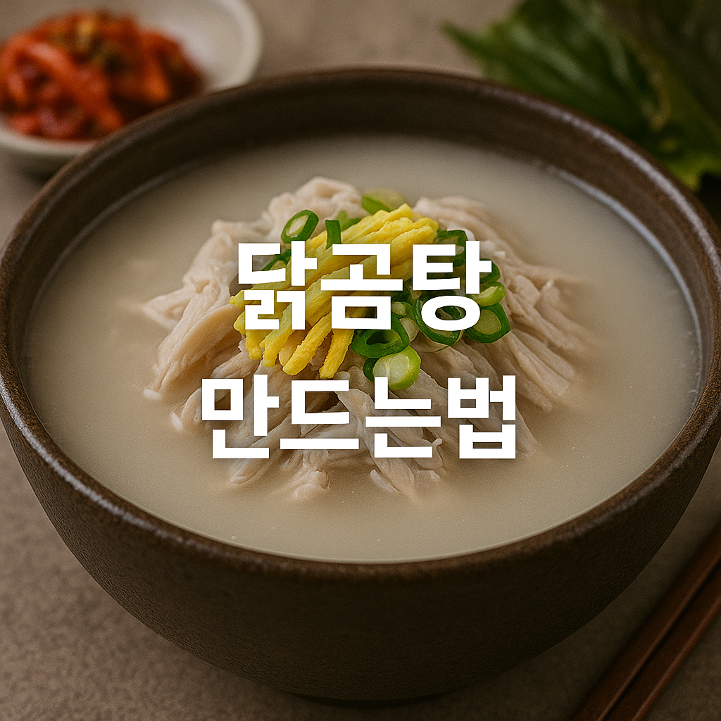 닭곰탕 만드는법