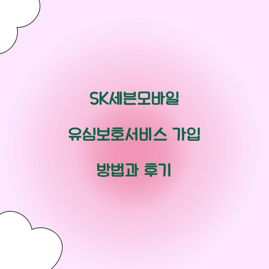 SK세븐모바일 유심보호서비스