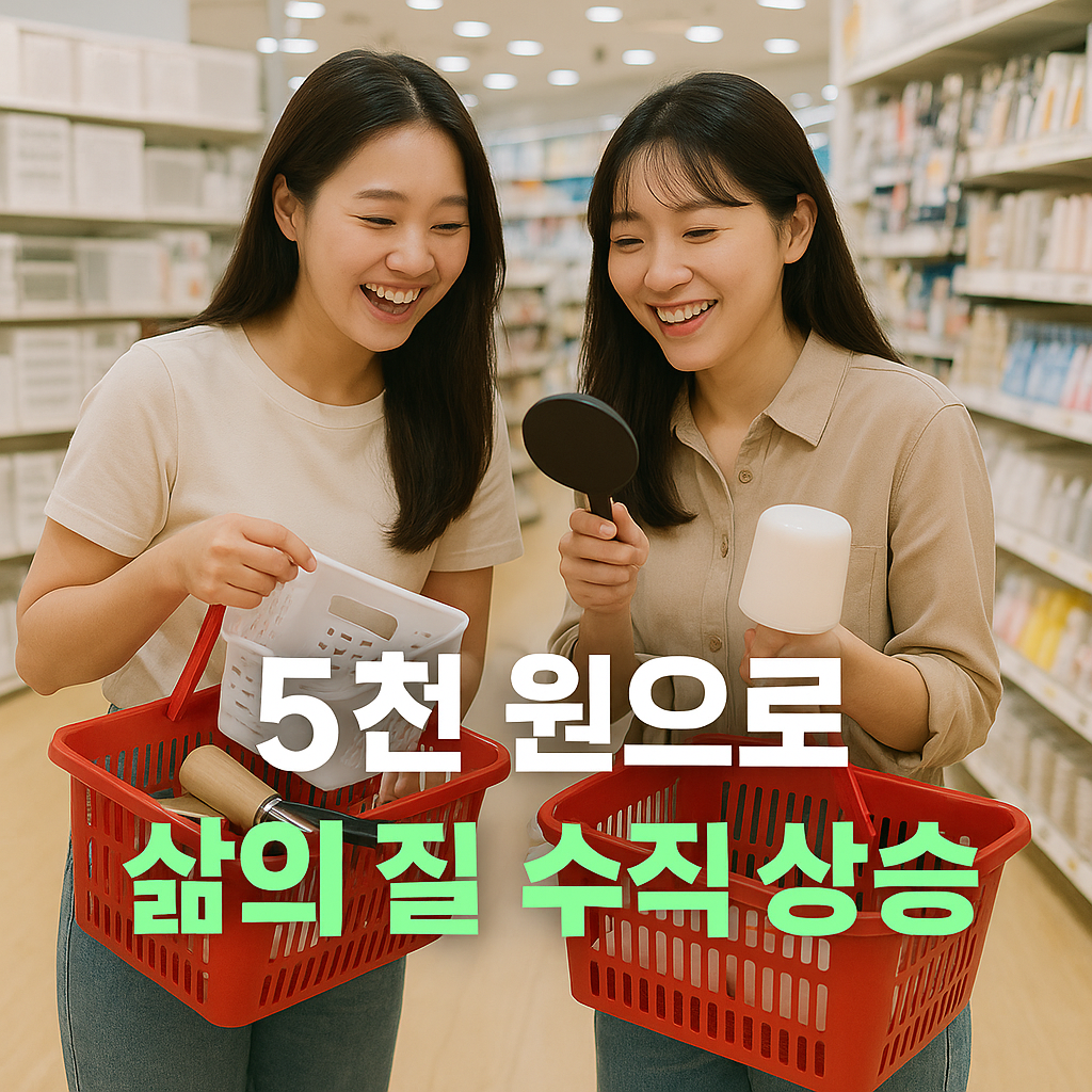 다이소 쇼핑으로 가성비 높은 삶의 질 업그레이드