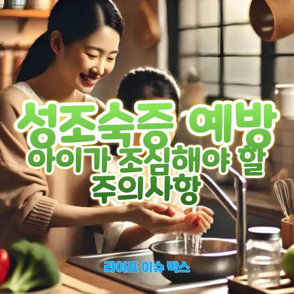 아이가 조심해야 할 주의사항