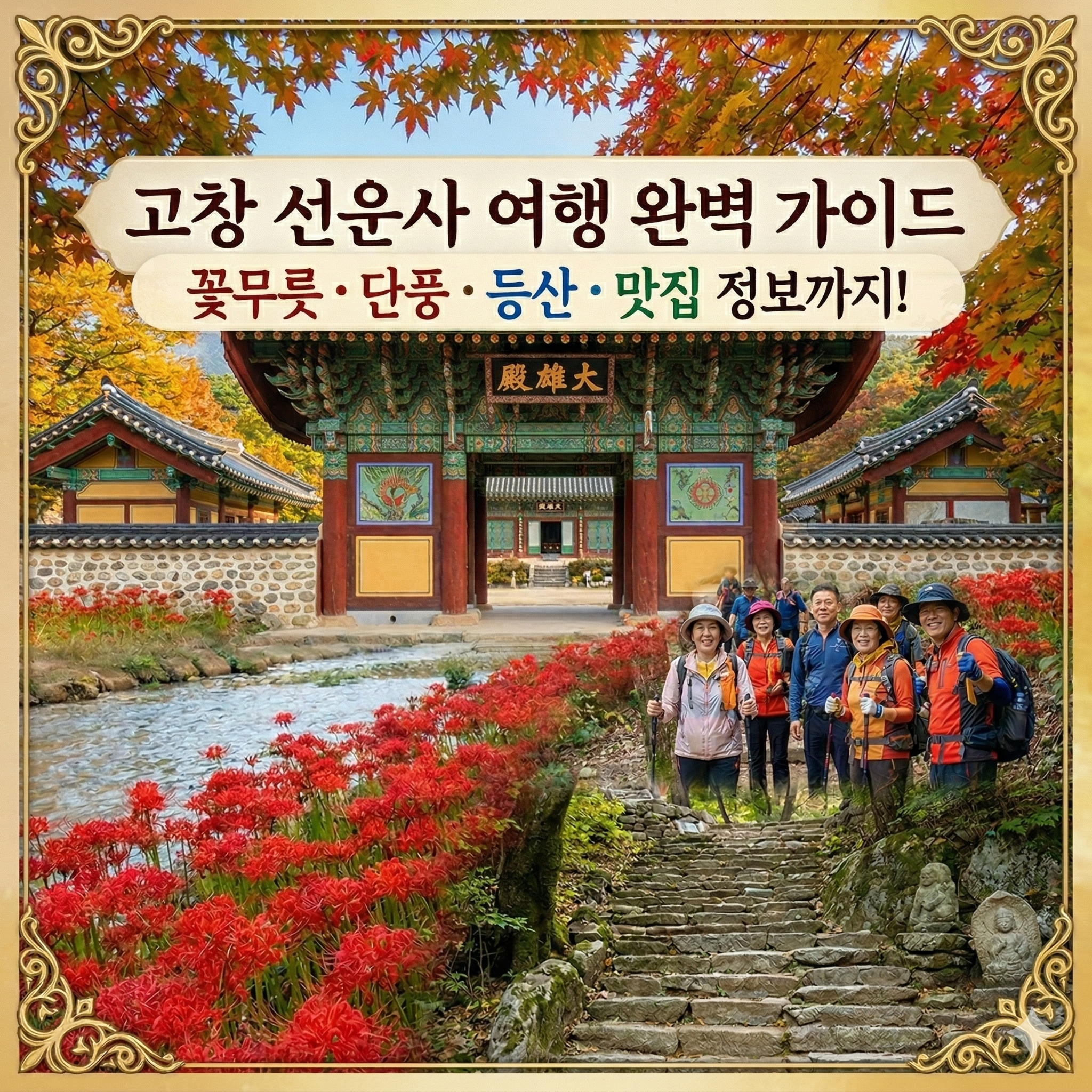 고창 선운사 여행 가이드: 꽃무릇과 동백꽃이 빚어내는 천년 고찰의 미학