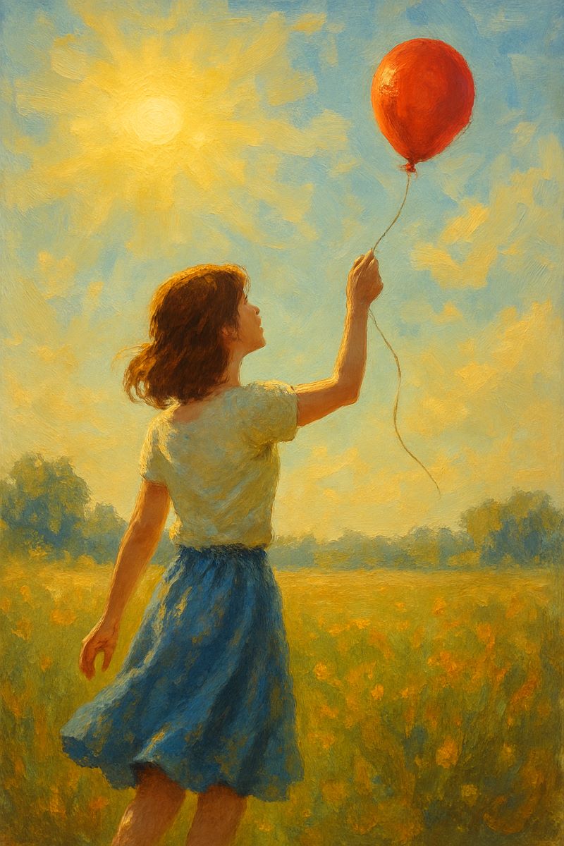 풍선을 날리는 꿈 해석 - 놓아보냄과 해방의 상징