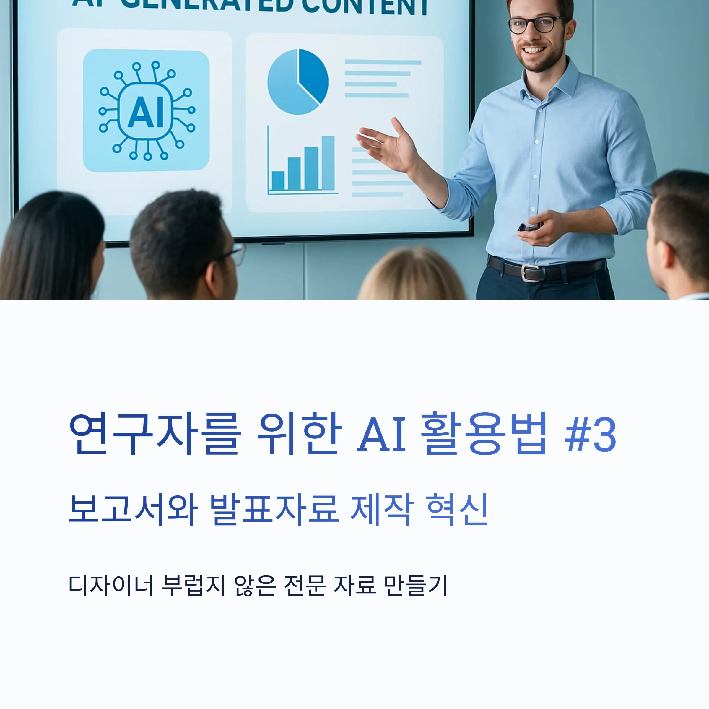연구 보고서와 발표 자료 제작