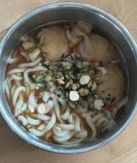 유부주머니우동