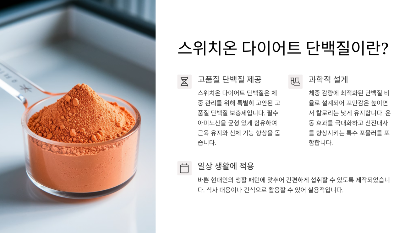 스위치온 다이어트 단백질 2