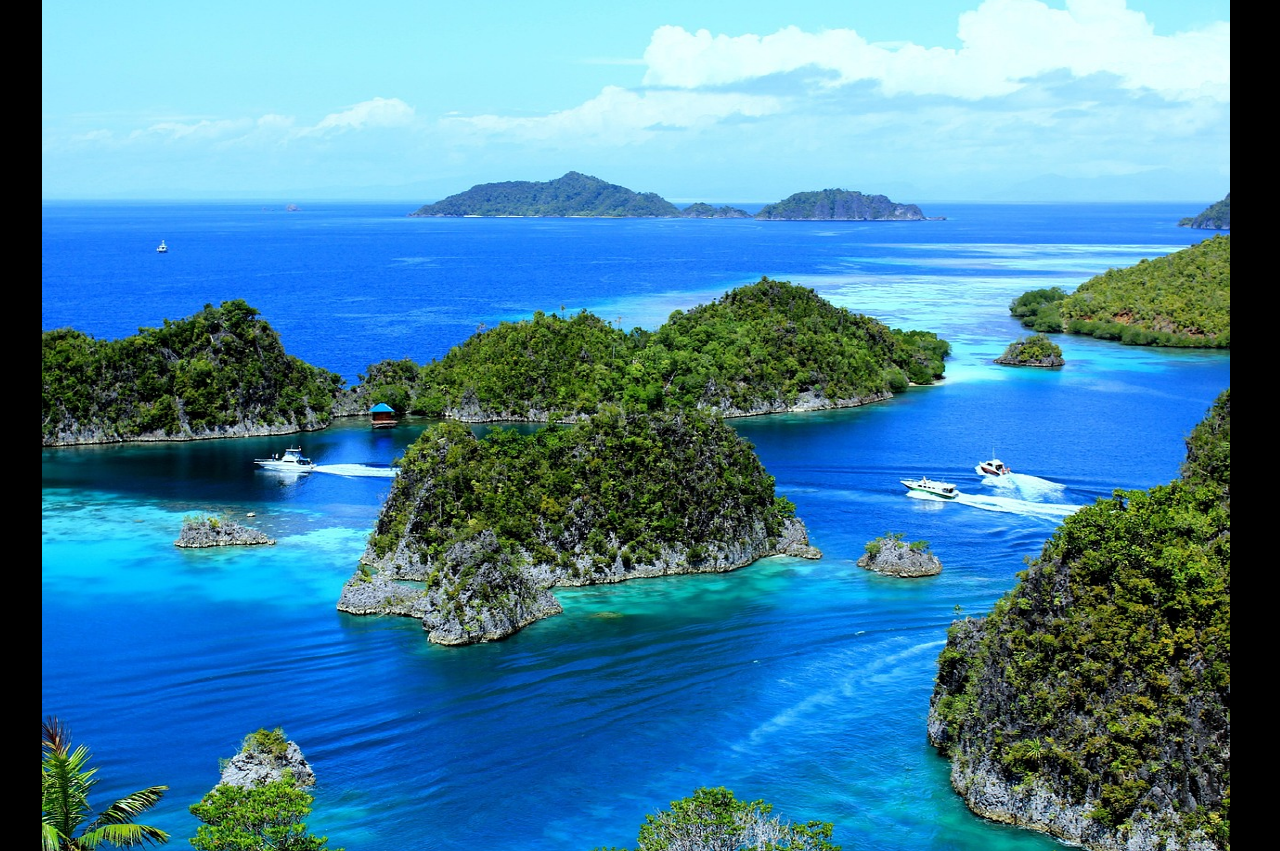인도네시아 라자암팟(kepulauan raja ampat)제도 섬 관련 사진