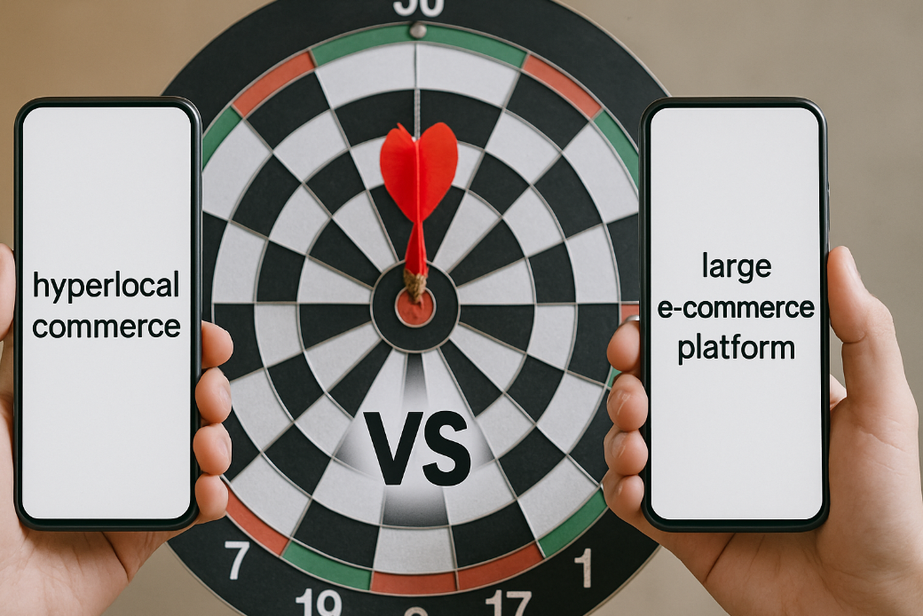 초지역화 상거래 vs 대형 플랫폼