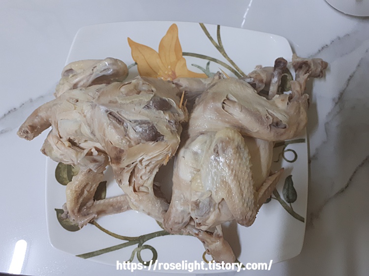 삼계탕 황금레시피-삼계탕 끓이는 시간-삼계탕닭손질