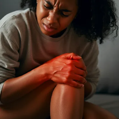 배드민턴을 하고 앞 허벅지에 통증3